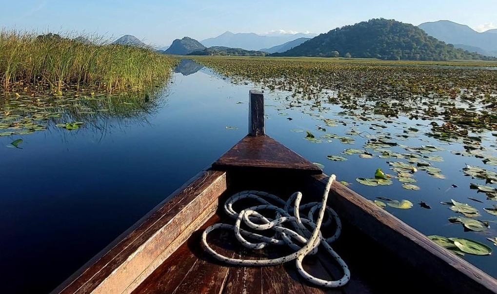 Lake Skadar landscape near Virpazar, Montenegro